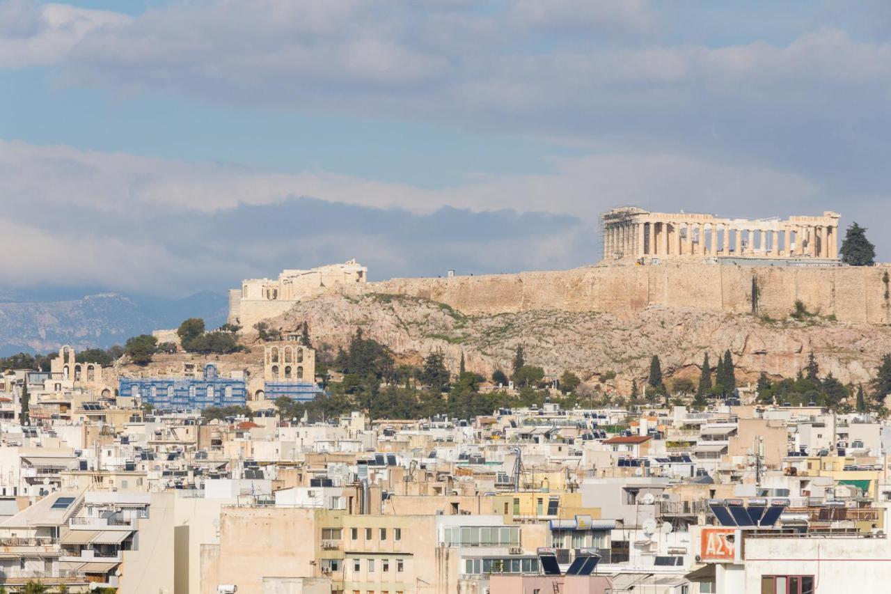 Breathtaking Acropolis View From An Elegant 3Br Apt Atény Exteriér fotografie